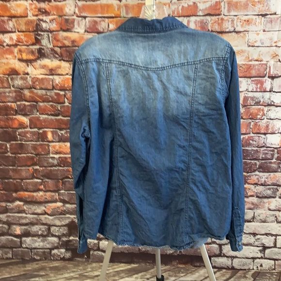 Denim Button Down - Picture 2 of 2